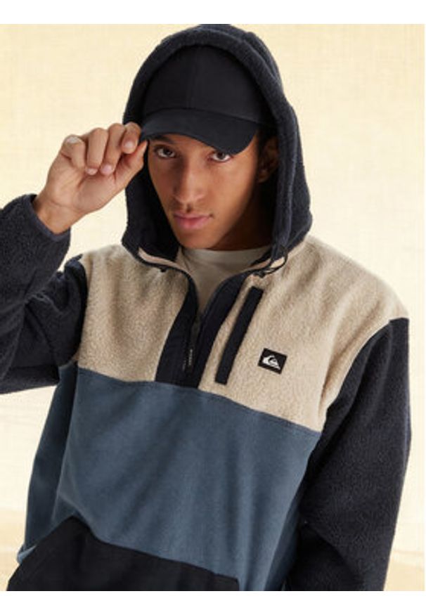 Quiksilver Polar Ocean View Mix Up EQYPF03073 Granatowy Comfort Fit. Kolor: niebieski. Materiał: syntetyk