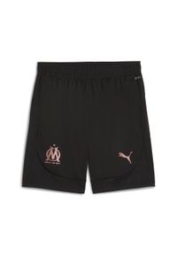 Puma - Męskie szorty treningowe Olympique Marsylia PUMA Black Copper Metallic. Kolor: wielokolorowy, szary, czarny. Sport: piłka nożna #1
