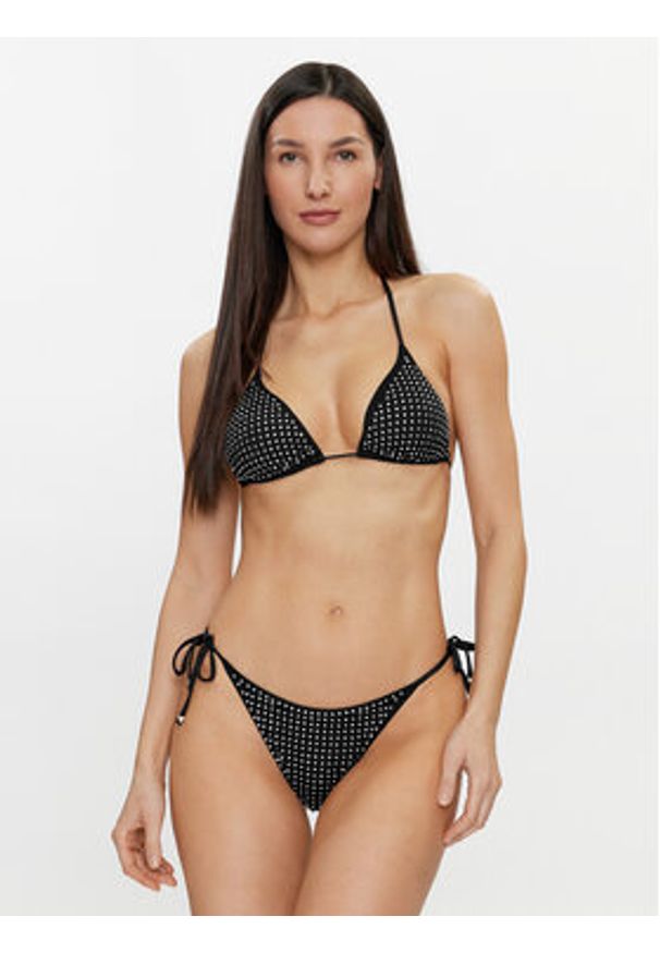 Guess Dół od bikini E4GO06 KC5Z0 Czarny. Kolor: czarny. Materiał: syntetyk