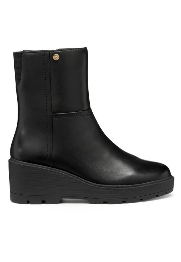 Geox Botki D Miereille D563VA 00043 C9999 Czarny. Kolor: czarny. Materiał: skóra