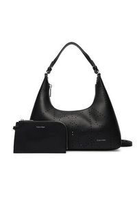 Calvin Klein Torebka Emblem Aop Perfor Lthr Bag LV04F3367G Czarny. Kolor: czarny. Materiał: skórzane #6
