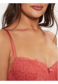 Hunkemöller Biustonosz z fiszbiną Marine 206320 Czerwony. Kolor: czerwony. Materiał: syntetyk #8