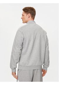 Adidas - adidas Bluza Essentials Fleece 3-Stripes IJ8905 Szary Regular Fit. Kolor: szary. Materiał: bawełna #3