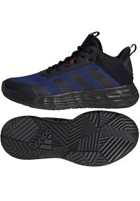 Adidas - Buty do koszykówki adidas OwnTheGame 2.0 M HP7891 czarne. Zapięcie: sznurówki. Kolor: czarny. Materiał: guma. Szerokość cholewki: normalna. Sport: koszykówka