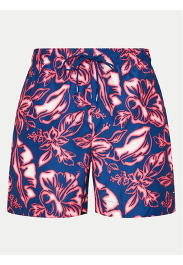 TOMMY HILFIGER - Tommy Hilfiger Szorty kąpielowe UM0UM03271 Kolorowy Regular Fit. Materiał: syntetyk. Wzór: kolorowy
