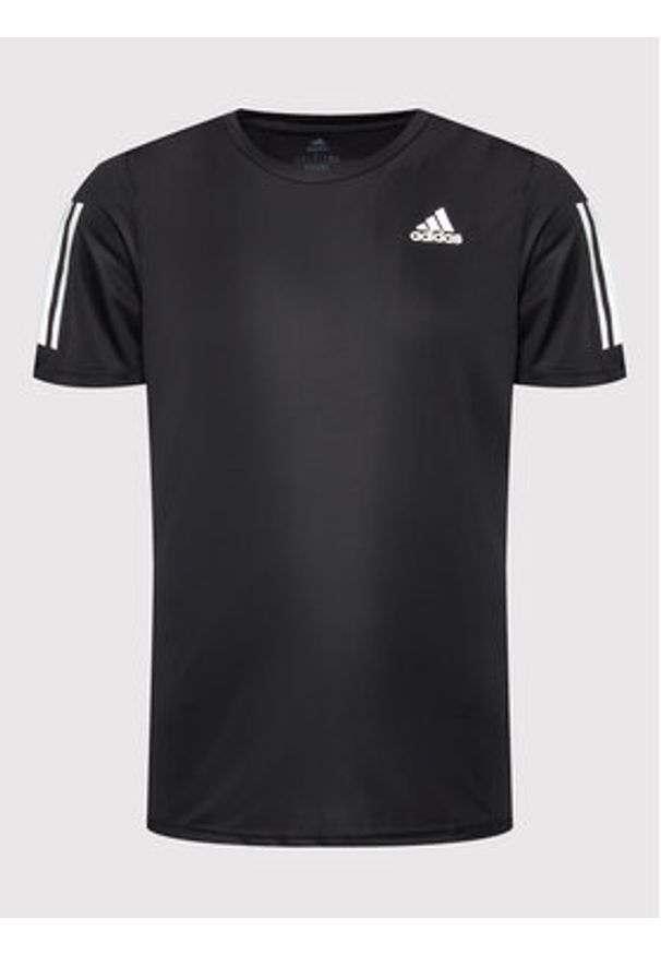 Adidas - adidas Koszulka techniczna Own The Run H58591 Czarny Regular Fit. Kolor: czarny. Materiał: syntetyk. Sport: bieganie