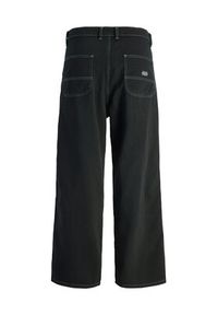 Jack & Jones - Jack&Jones Spodnie materiałowe Owen 12273515 Czarny Baggy Fit. Kolor: czarny. Materiał: bawełna #4