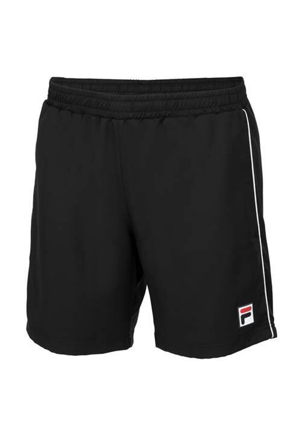 Spodnie treningowe męskie Fila Leon. Kolor: czarny. Materiał: dresówka