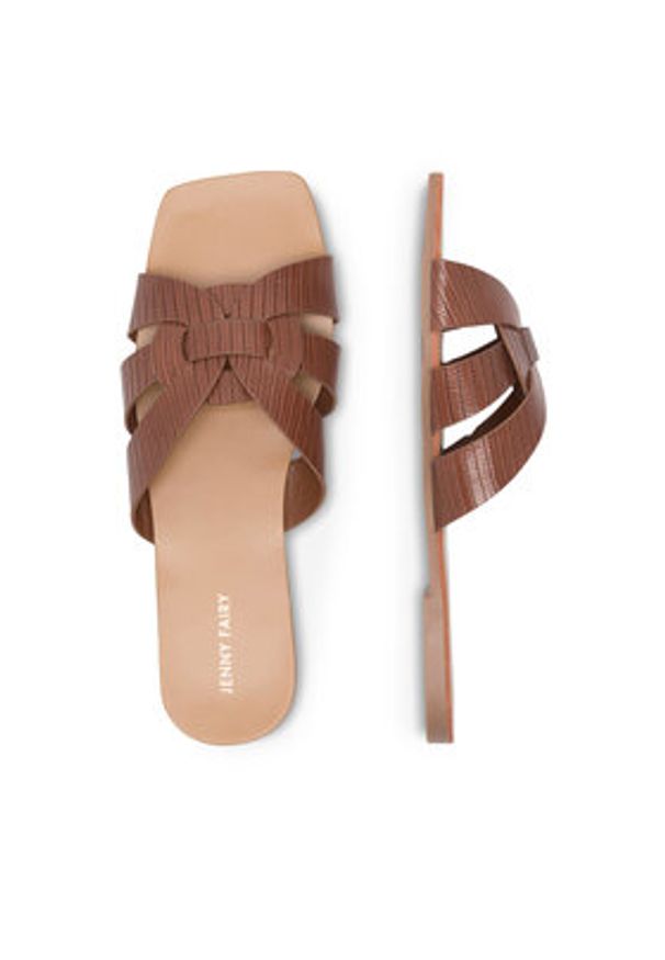 Jenny Fairy Klapki WYL0710-3 Brązowy. Kolor: brązowy. Materiał: syntetyk