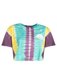 Guess T-Shirt "Tie-Dye" | W0FI1BR9XF0 | Kobieta | Wielokolorowy. Kolor: wielokolorowy. Materiał: bawełna. Wzór: nadruk, aplikacja, kolorowy