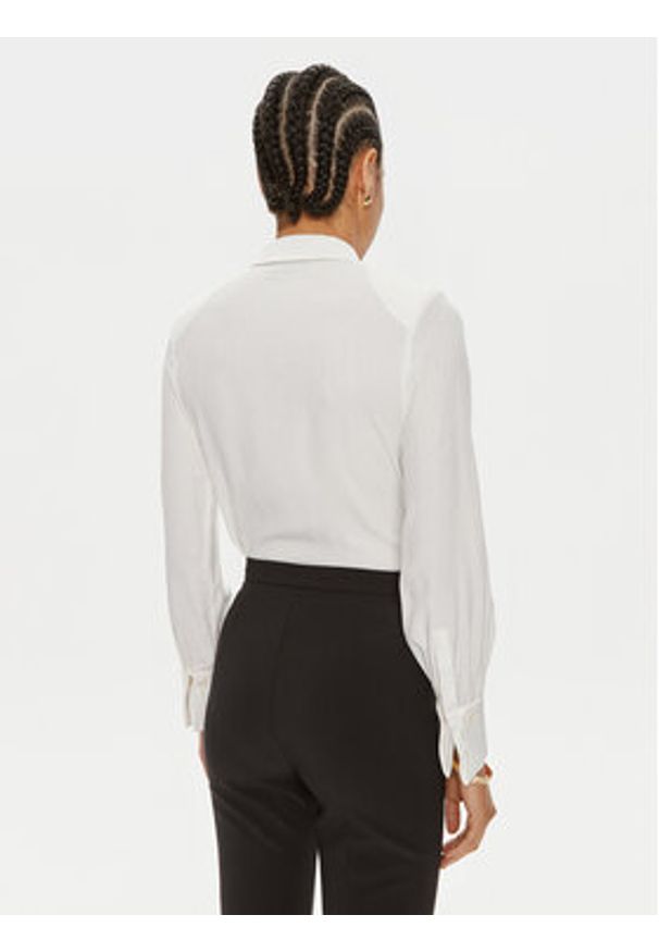 Elisabetta Franchi Body CB-007-46E2 Biały Regular Fit. Kolor: biały. Materiał: wiskoza