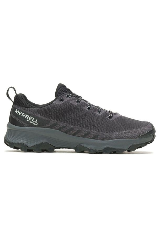 Buty trekkingowe męskie Merrell Speed Eco Wp. Kolor: czarny. Materiał: materiał, syntetyk. Szerokość cholewki: normalna