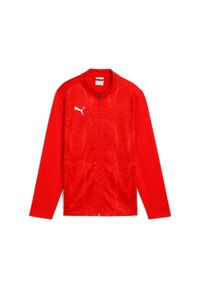 Dziecięca bluza dresowa Puma Team Goal Graphic. Kolor: czerwony. Materiał: dresówka. Sport: piłka nożna #1