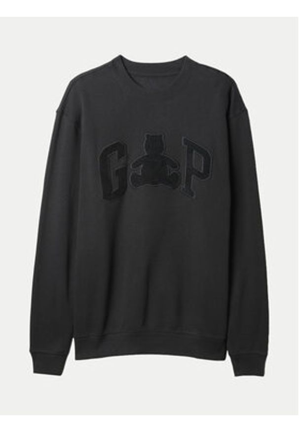 GAP - Gap Bluza 526908-00 Czarny Relaxed Fit. Kolor: czarny. Materiał: bawełna