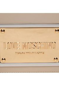 Love Moschino - LOVE MOSCHINO Torebka JC4357PP0IK1211A Beżowy. Kolor: beżowy. Materiał: skórzane