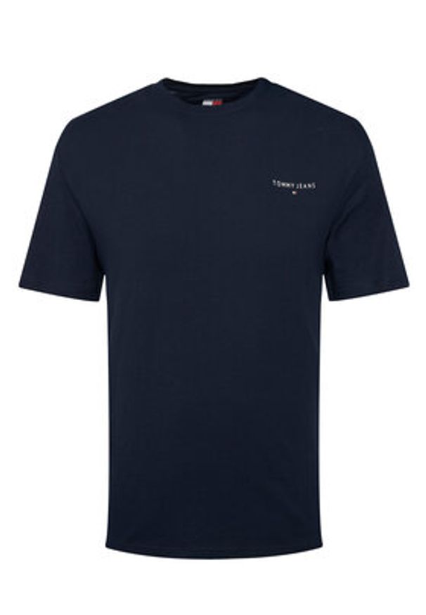 Tommy Jeans Komplet t-shirtów Linear DM0DM22316 Czarny Slim Fit. Kolor: czarny. Materiał: bawełna
