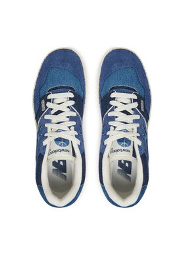 New Balance Sneakersy BBW550GH Niebieski. Kolor: niebieski. Materiał: zamsz, skóra