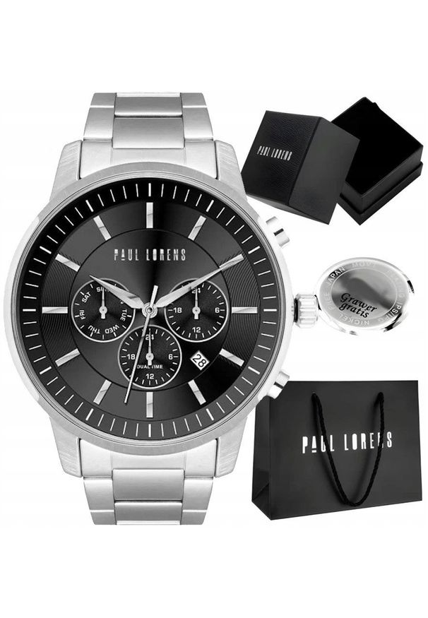 Zegarek męski Paul Lorens TORNAR-1C1 Z GRAWEREM