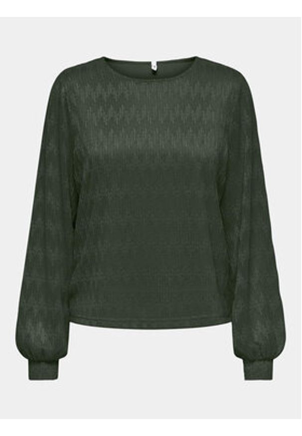 only - ONLY Bluzka 15310223 Zielony Regular Fit. Kolor: zielony. Materiał: syntetyk