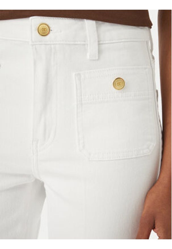 TOMMY HILFIGER - Tommy Hilfiger Jeansy WW0WW48580 Biały Bootcut Fit. Kolor: biały