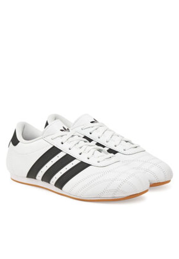 Adidas - adidas Sneakersy Taekwondo Lace JS1194 Biały. Kolor: biały. Materiał: skóra
