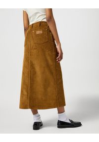 Wrangler - WRANGLER DAMSKIE SPÓDNICE SZTRUKSOWA WRANGLER CORDUROY MAXI COGNAC 112356436. Materiał: sztruks #3