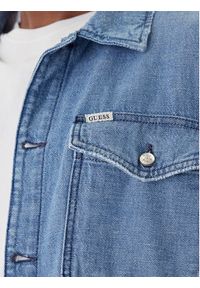 Guess Kurtka jeansowa M5RN30 D5KW1 Niebieski Regular Fit. Kolor: niebieski. Materiał: bawełna #3