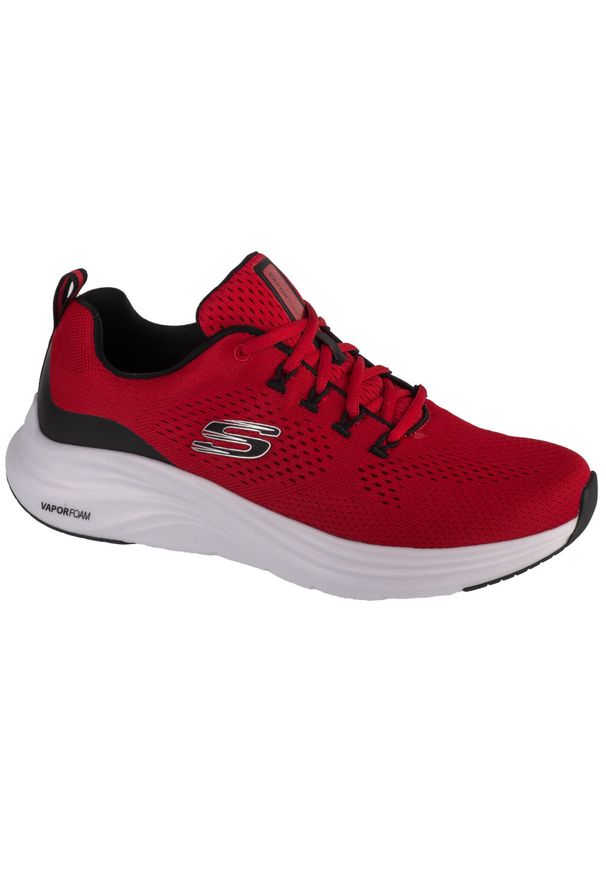 skechers - Buty do chodzenia męskie Skechers Vapor. Zapięcie: sznurówki. Kolor: czerwony, czarny, wielokolorowy. Materiał: tkanina, materiał. Szerokość cholewki: normalna. Sport: turystyka piesza