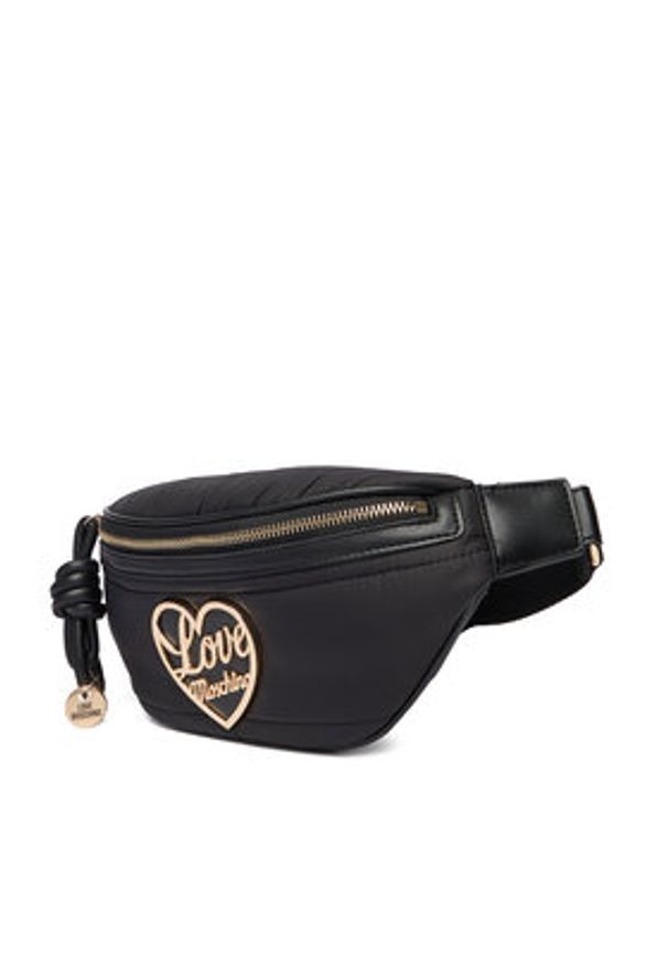 Love Moschino - LOVE MOSCHINO Torebka JC4355PP0NKY100A Czarny. Kolor: czarny. Materiał: materiał