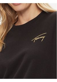 Tommy Jeans Bluza Gold Signature DW0DW16906 Czarny Regular Fit. Kolor: czarny. Materiał: syntetyk #8