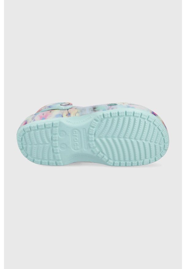 Crocs klapki damskie. Nosek buta: okrągły. Materiał: materiał
