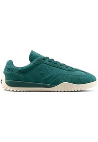 Buty sportowe Converse Run Star Trainer Suede. Kolor: zielony. Materiał: zamsz, materiał. Sport: bieganie #1