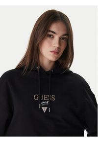 Guess Jeans Bluza W6RQ00 K68I4 Czarny Relaxed Fit. Kolor: czarny. Materiał: bawełna #3