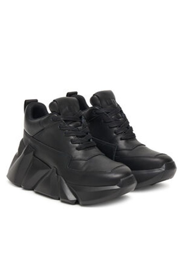 United Nude Sneakersy Space Kick Max 1065684916 Czarny. Kolor: czarny. Materiał: skóra