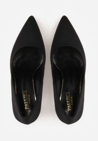 Born2be - Czarne Klasyczne Szpilki z Gładkiej Tkaniny Orianna. Okazja: na co dzień, do pracy, na spotkanie biznesowe. Kolor: czarny. Materiał: tkanina. Wzór: gładki. Obcas: na szpilce. Styl: klasyczny #6