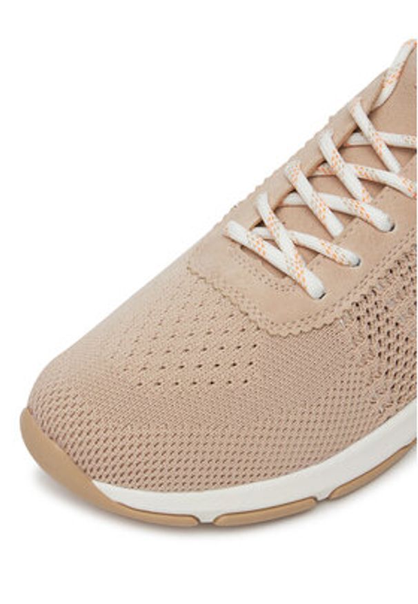 Remonte Sneakersy D1S05-31 Beżowy. Kolor: beżowy. Materiał: materiał