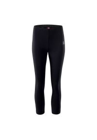Legginsy damskie IQ Silky WMNS 3/4 - czarne, Rozmiar S. Kolor: czarny. Materiał: materiał, syntetyk, tkanina. Sport: bieganie