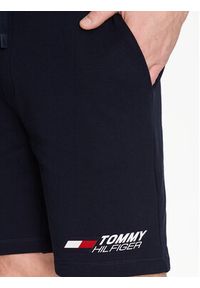 TOMMY HILFIGER - Tommy Hilfiger Szorty sportowe Essentials MW0MW30398 Granatowy Regular Fit. Kolor: niebieski. Materiał: bawełna. Styl: sportowy #3