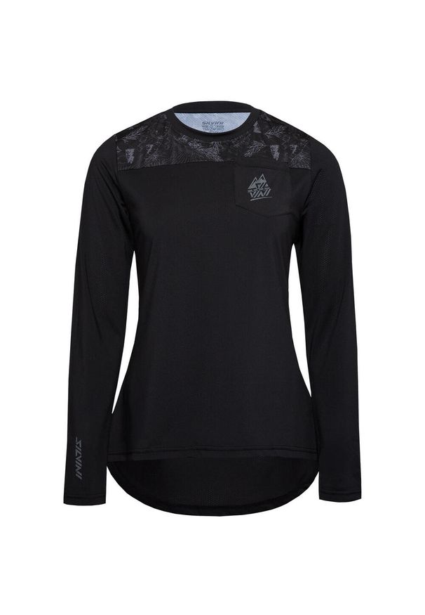 Damski jersey z długim rękawem Silvini Ella. Kolor: wielokolorowy, zielony, czarny, brązowy, szary. Materiał: jersey. Długość rękawa: długi rękaw. Długość: długie. Sport: kolarstwo