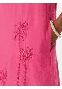 LOLA CASADEMUNT Sukienka koszulowa LS2616034 Różowy ciemny Relaxed Fit. Kolor: różowy. Materiał: wiskoza. Typ sukienki: koszulowe #5