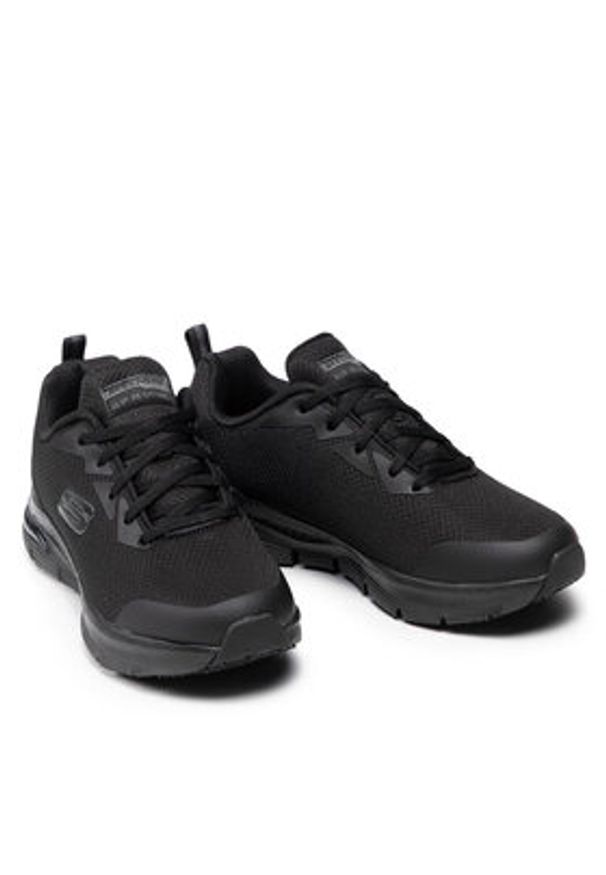 skechers - Skechers Sneakersy Arch Fit Sr 108019EC/BLK Czarny. Kolor: czarny. Materiał: materiał