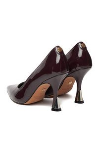 Nine West Szpilki CEO-AMANI-01 Bordowy. Kolor: czerwony. Materiał: syntetyk, materiał. Obcas: na szpilce #4