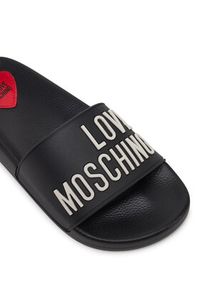 Love Moschino - LOVE MOSCHINO Klapki JA28052G1MI14000 Czarny. Kolor: czarny #4