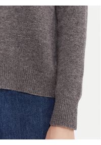 Kontatto Sweter 3M0977C Szary Regular Fit. Kolor: szary. Materiał: wełna #5