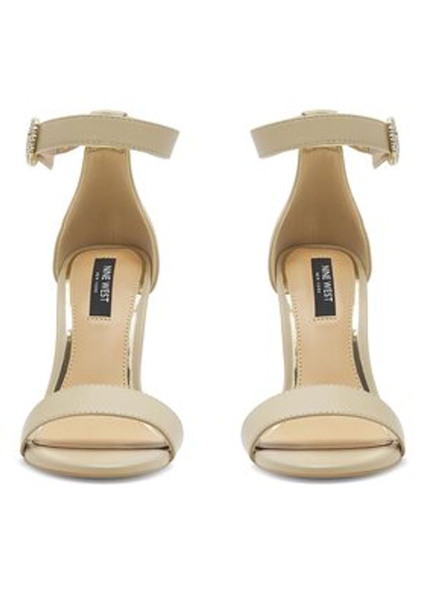 Nine West Sandały WFA2646-1 Beżowy. Kolor: beżowy. Materiał: syntetyk