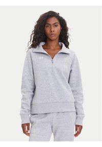 Under Armour Bluza Ua Rival 1379492 Szary Loose Fit. Kolor: szary. Materiał: bawełna #1