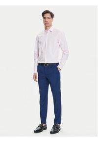 BOSS Koszula H-Hank 50469345 Różowy Slim Fit. Kolor: różowy. Materiał: bawełna #4