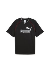 Puma - Męska koszulka piłkarska Essentials PUMA Black. Kolor: czarny. Sport: piłka nożna