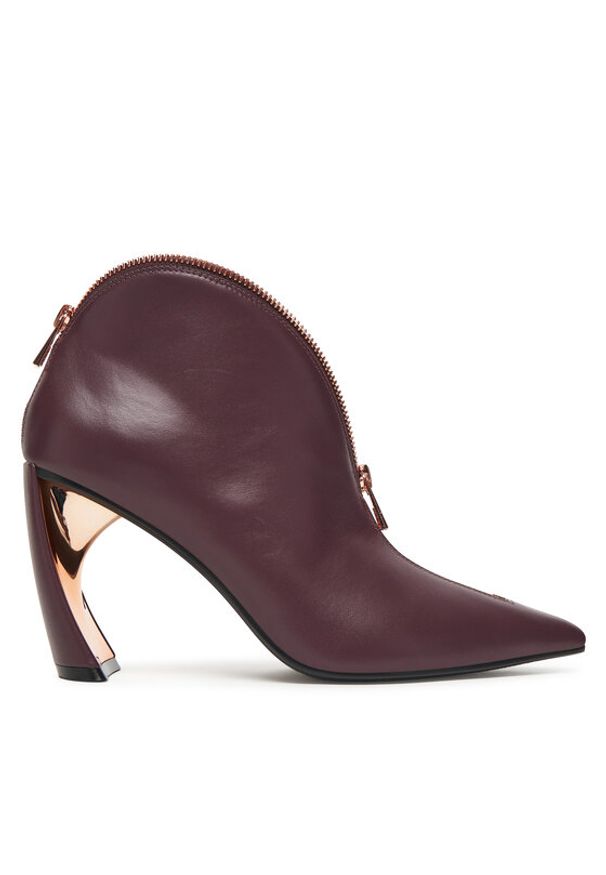 United Nude Botki Zuma Stacy Hi 1094692216 Bordowy. Kolor: czerwony. Materiał: skóra