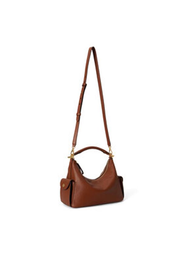 Lauren Ralph Lauren - LAUREN RALPH LAUREN Torebka 431P06064001 Brązowy. Kolor: brązowy. Materiał: skórzane